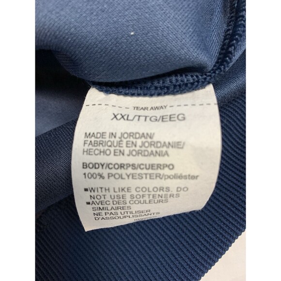 Under Armour Golf 1/4 Snap Henley XXL Blue Loose Coldgear Storm Pullover - Picture 6 of 10